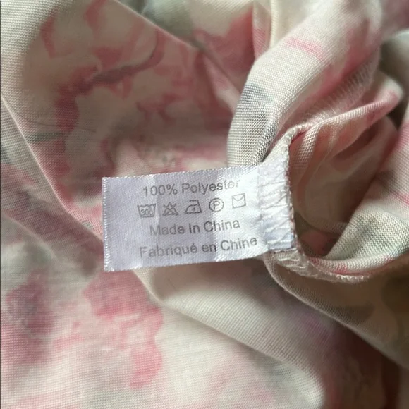 Show Me Your Mu Mu Women’s Pink Floral Brie Robe Garden of Bloom One Size - Picture 12 of 16